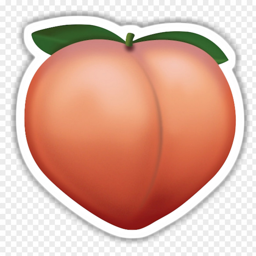 Peach T-shirt Emoji Sticker Redbubble PNG