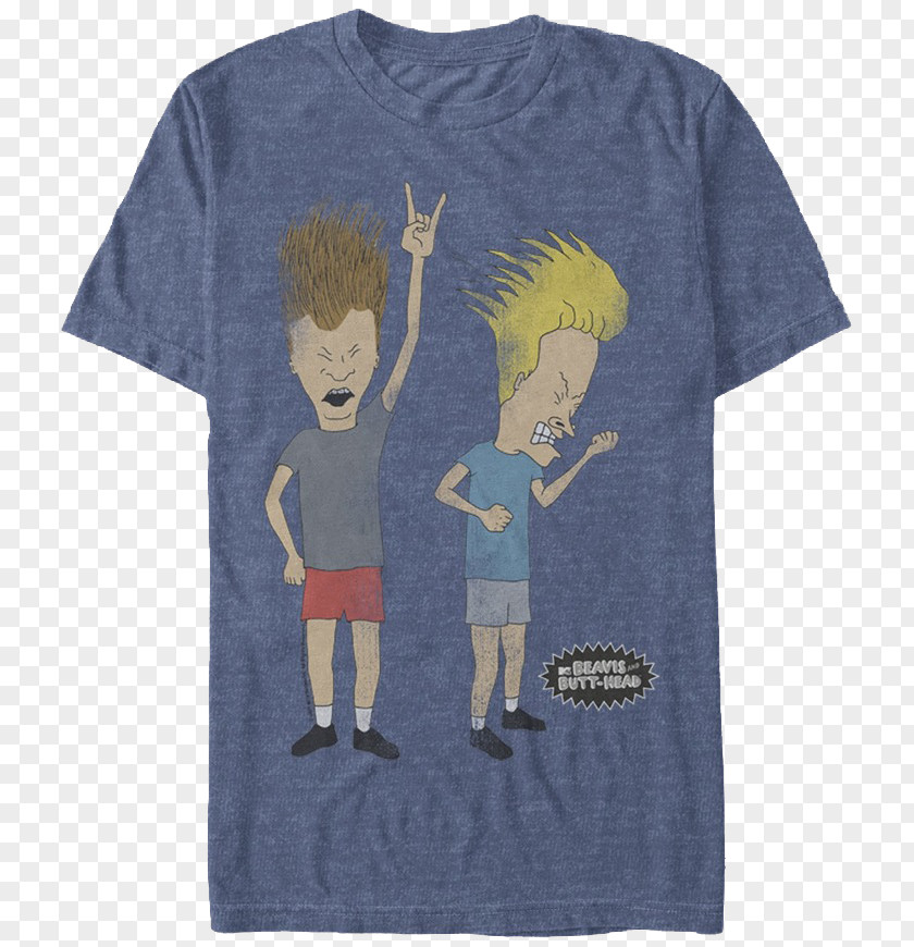 T-shirt Beavis Butt-head AC/DC PNG