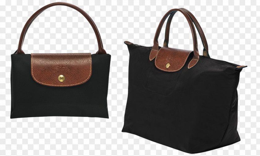 Bag Tote Handbag Leather Longchamp Pliage PNG