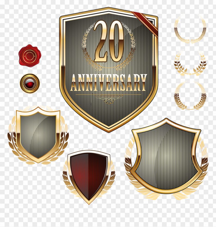 Beautifully Shield Badge Euclidean Vector Icon PNG