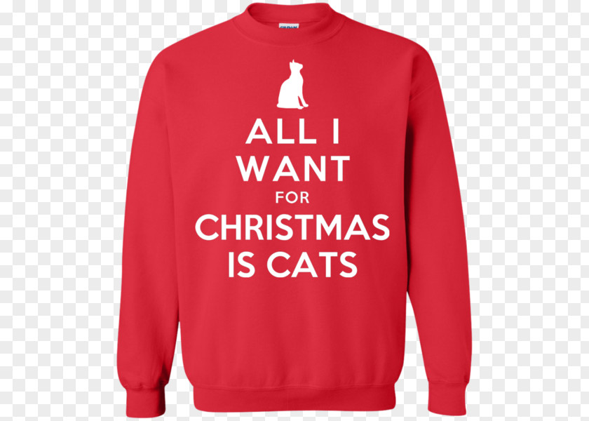 Black Cat Christmas Shirt T-shirt Hoodie Jumper Sweater Sleeve PNG