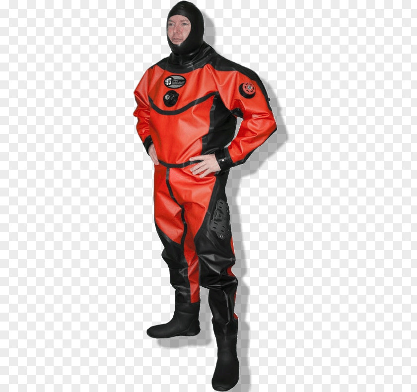 Hazmat Suit Dry Scuba Diving Public Safety Underwater Aqua-Lung PNG