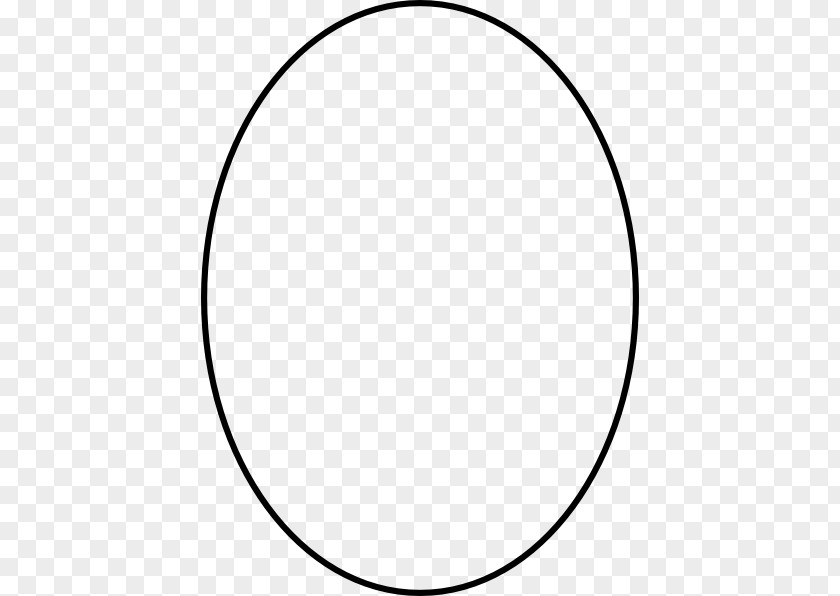 Oval Outline Cliparts White Circle Area Angle Pattern PNG