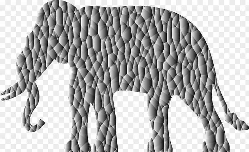 Polygonal Elephant PNG