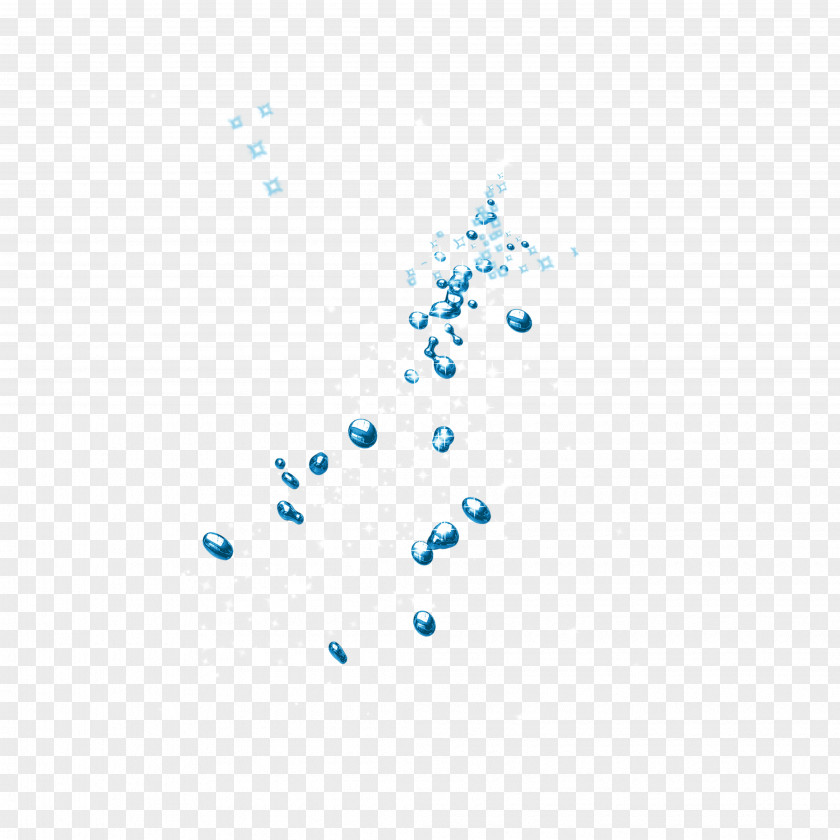 Blue Drops Drop PNG