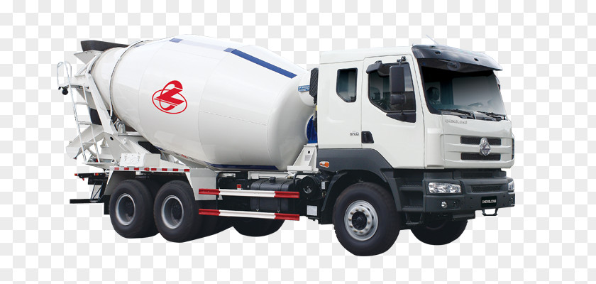 Car Ready-mix Concrete Semi-trailer Truck PNG