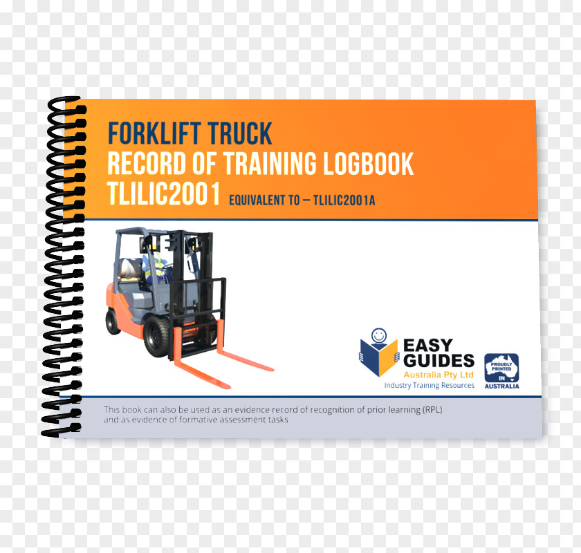 Forklift Operator Logbook Training Manual PNG
