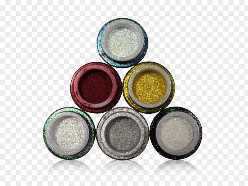 Powder Effect Glitter Cosmetics PNG