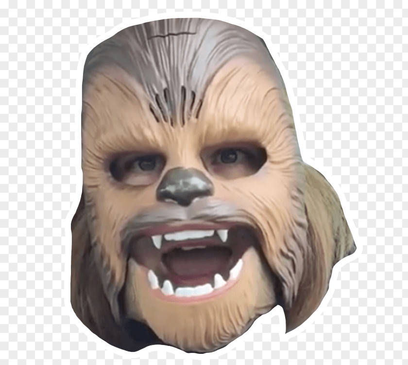 Woman Chewbacca Mask Lady Wookiee Viral Video PNG