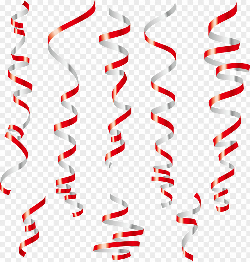 Christmas Decoration Ribbon Vector Material Streaming Media Graphic Design Illustration PNG