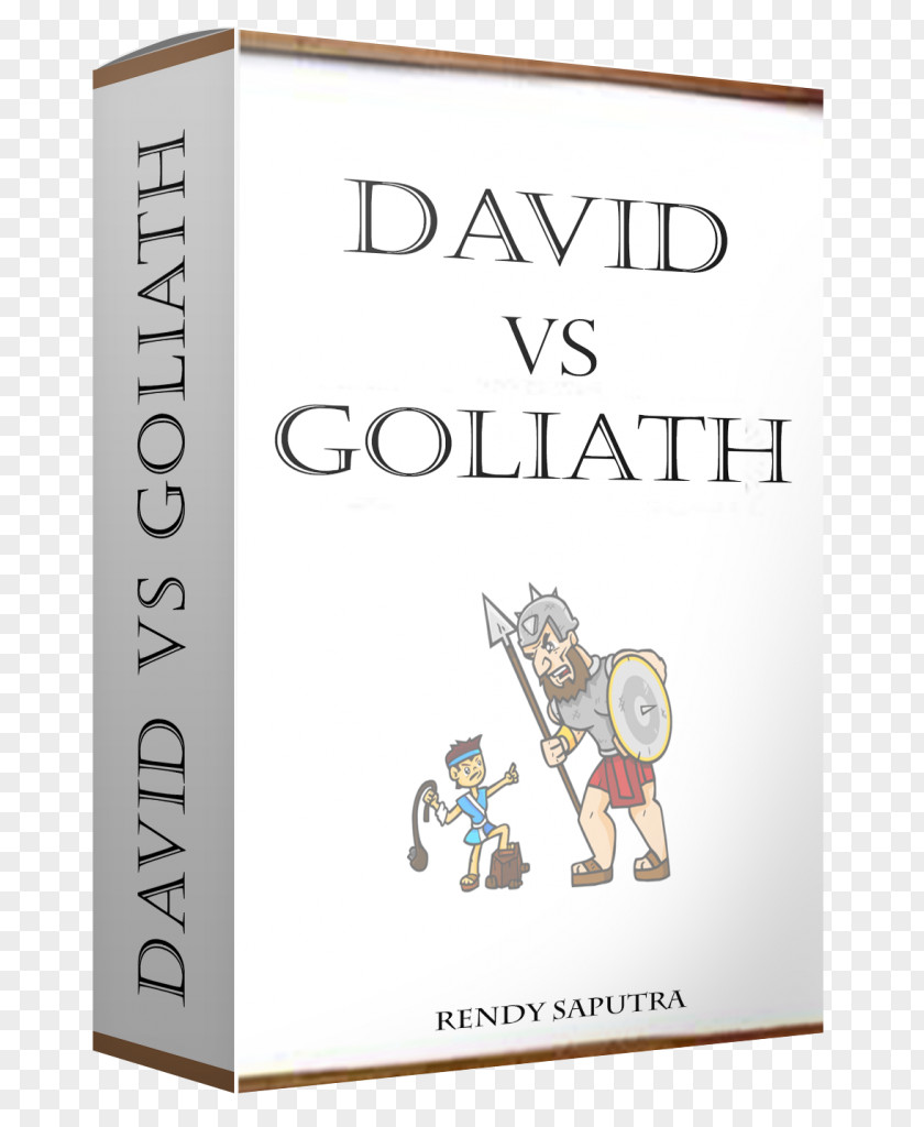 David And Goliath Paper Font PNG