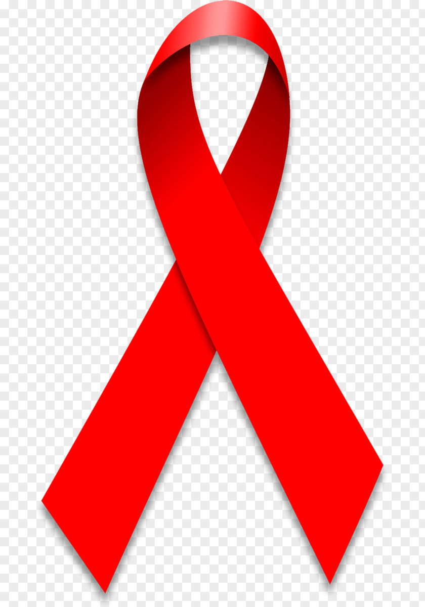 Ribbon Image World AIDS Day HIV Disease Red PNG