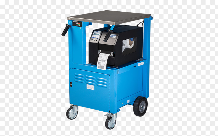 Warehouse Carts Barcode Printer Thermal Printing PNG