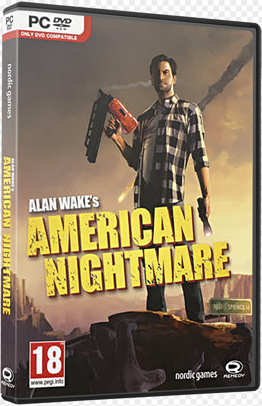 Alan Wake Wake's American Nightmare Xbox 360 Video Game PlayStation 2 PNG