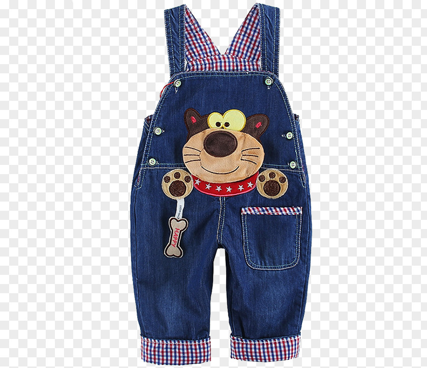 Bear Baby Bib Overall Jeans Trousers Child Boilersuit PNG