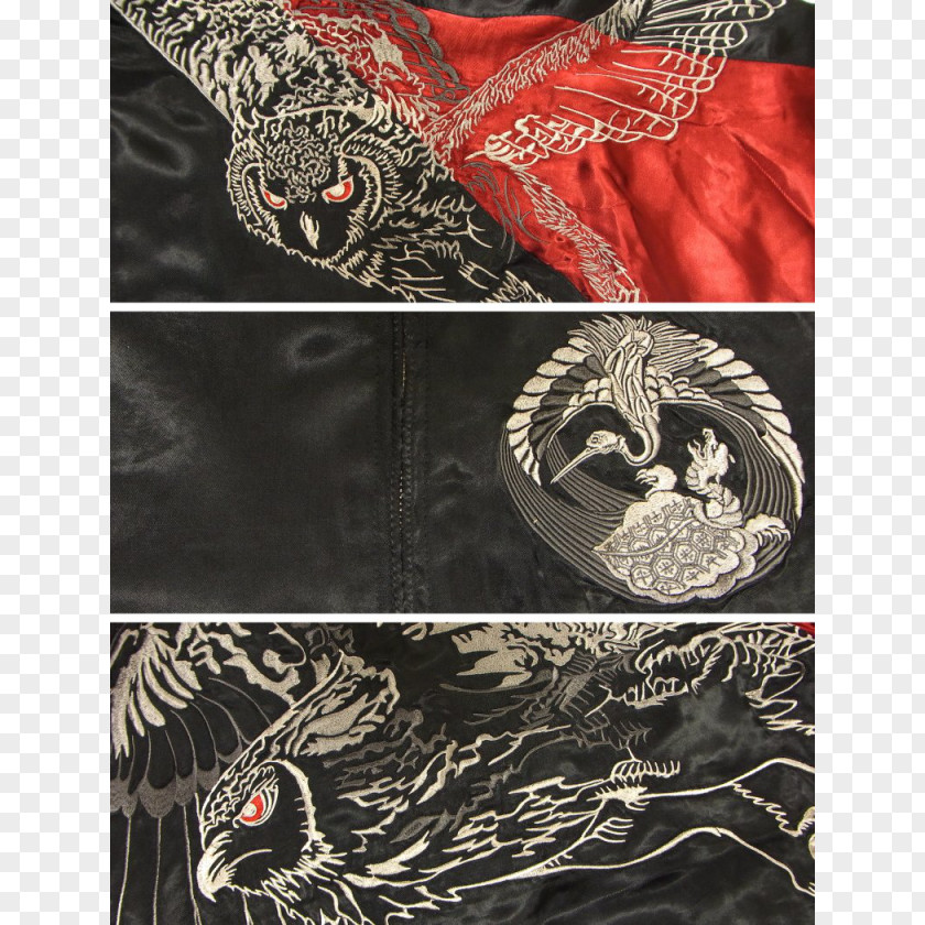 Japan Souvenir Jacket Embroidery Flight PNG