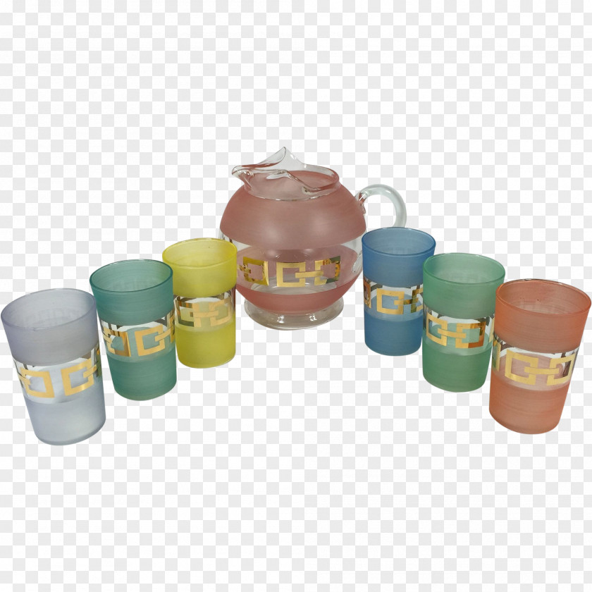 Juice Glass Set Bottle Frosted Pitcher Plastic PNG