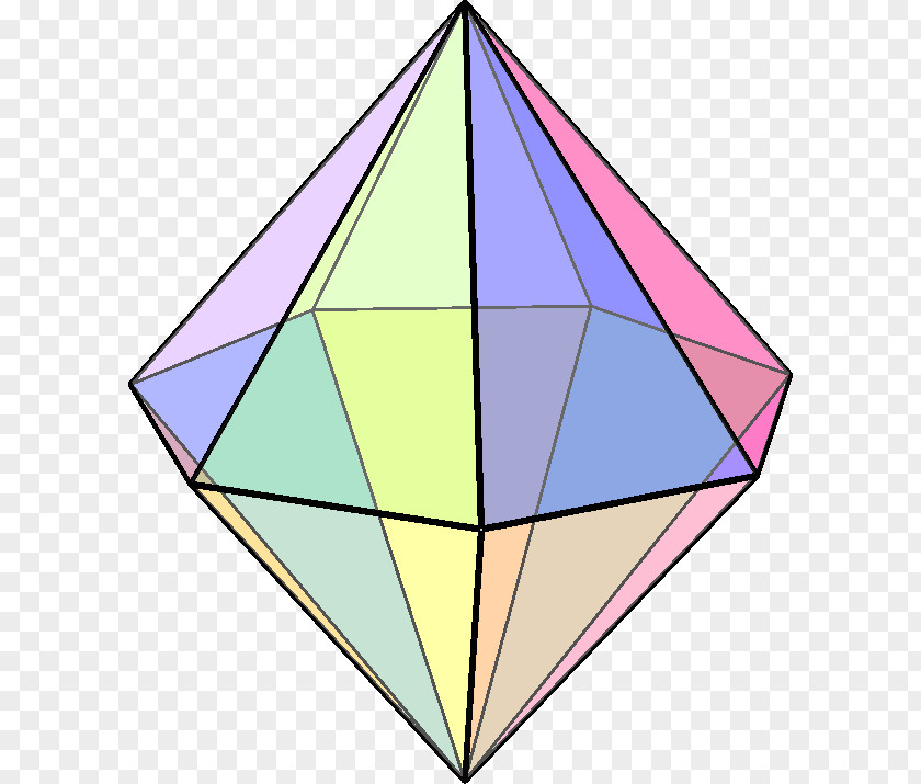 Pyramids Triangle Heptagonal Bipyramid PNG