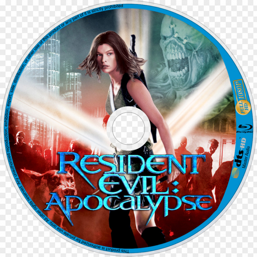 Resident Evil Apocalypse Blu-ray Disc Leon S. Kennedy Film Cinema PNG