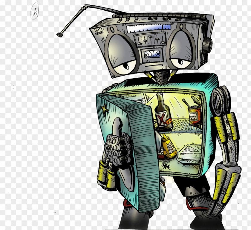 Vancouver Island Robot Cartoon PNG