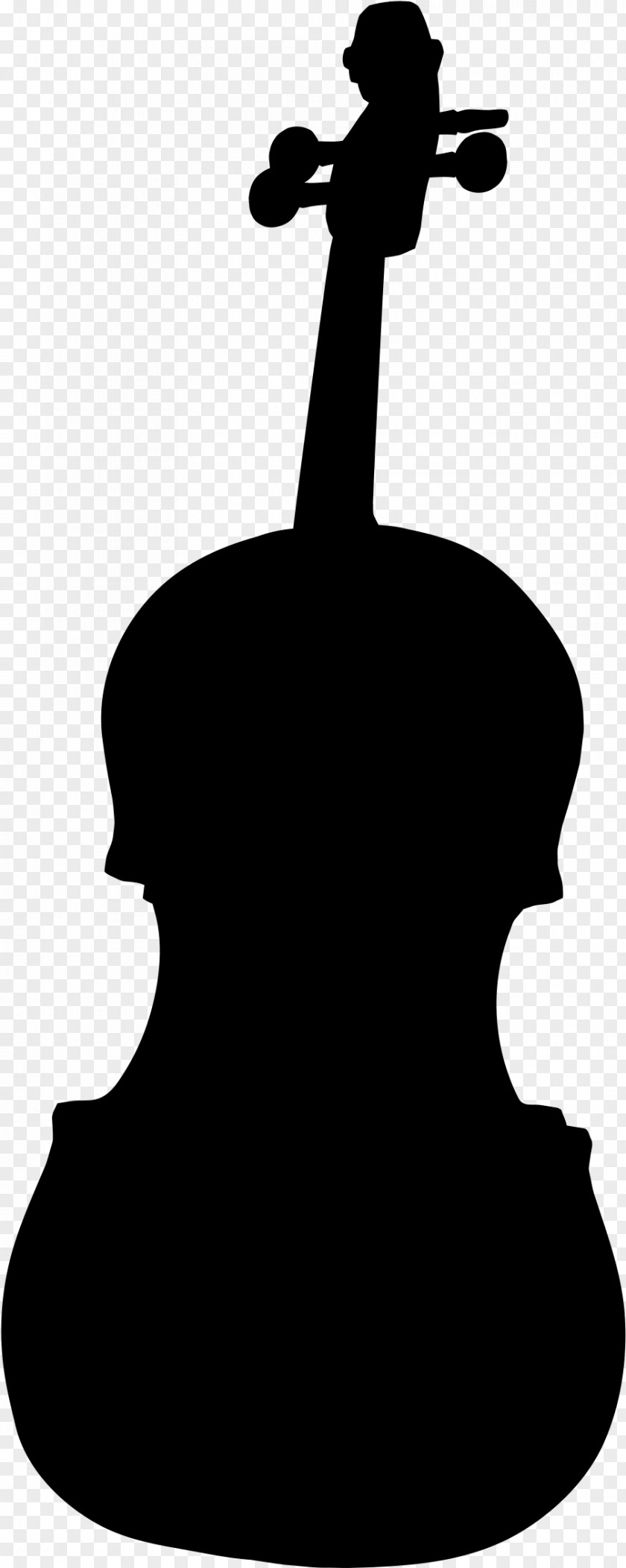 Violin Family String Instrument Silhouette PNG