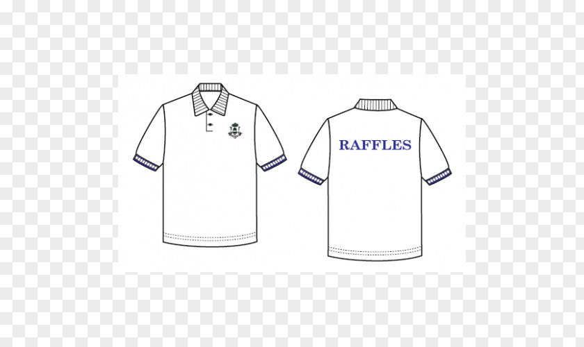 Blue School Uniform T-shirt Sports Fan Jersey Raffles Girls' Polo Shirt Collar PNG