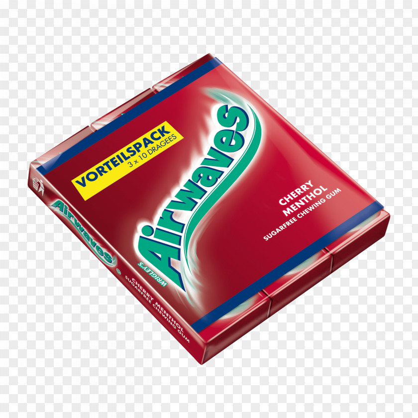 Chewing Gum Airwaves Menthol Wrigley Company Cherry PNG