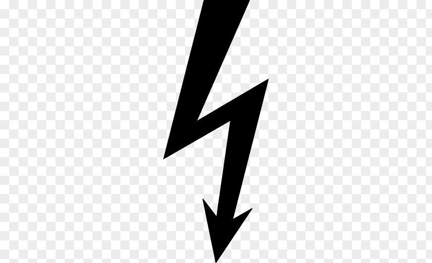 High Voltage Lightning Symbol Electricity PNG