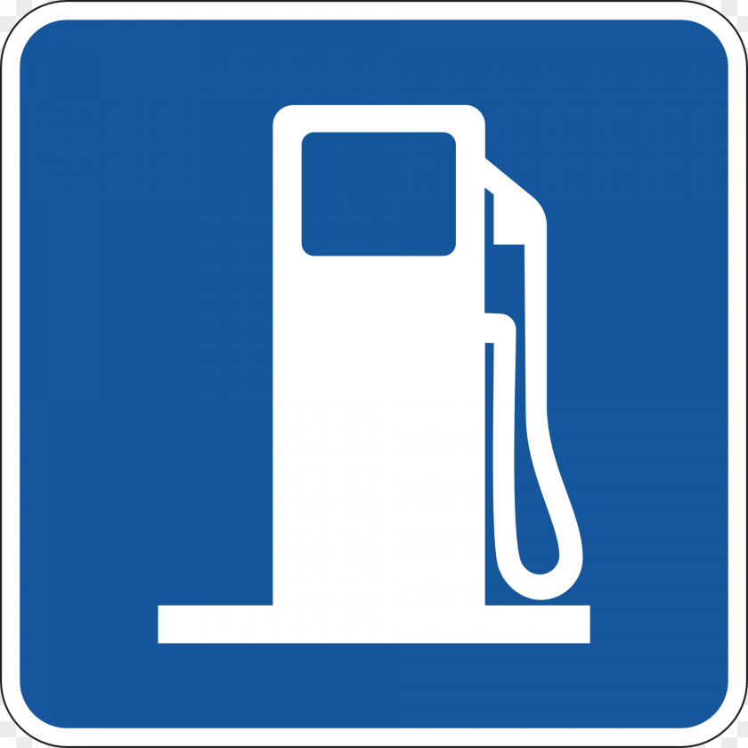 Road Filling Station Traffic Sign Fuel Dispenser Gasoline PNG