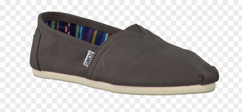 Toms Shoes For Women Grey Slip-on Shoe Product Design Cross-training PNG