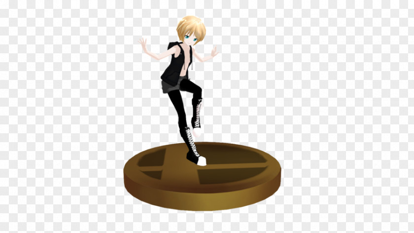 Trophy Figurine Product Design PNG