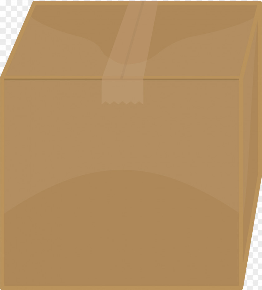 Box Paper Rectangle Brown PNG