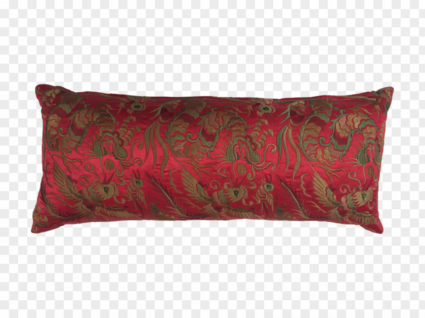 Red Silk Cloth Throw Pillows Cushion Carpet Furniture PNG