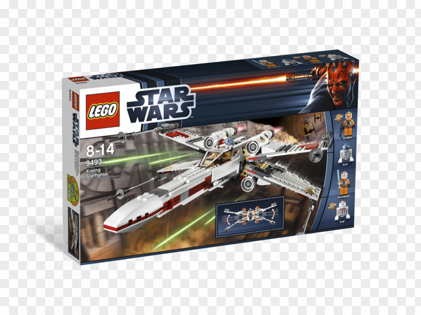 Toy Luke Skywalker LEGO 9493 Star Wars X-Wing Starfighter PNG