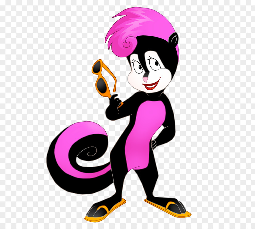 Cartoon Skunk Vertebrate Clip Art PNG