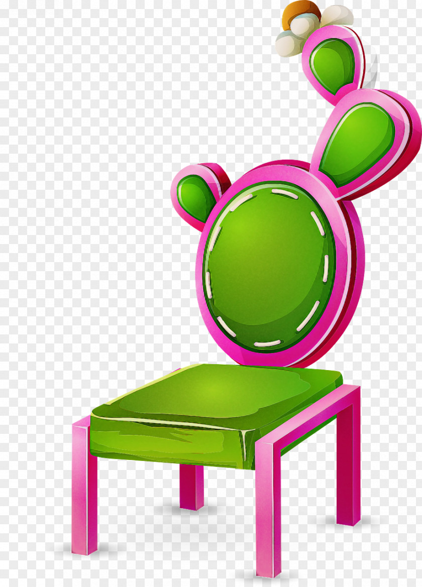 Chair Green Table PNG