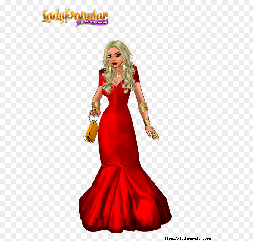 Lady Popular Costume Video Game Dress-up PNG