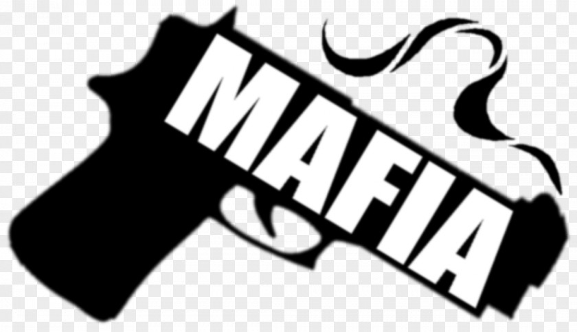 Mafia III Logo Black & White PNG