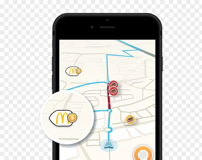 Smartphone Mobile Phones Waze Advertising PNG