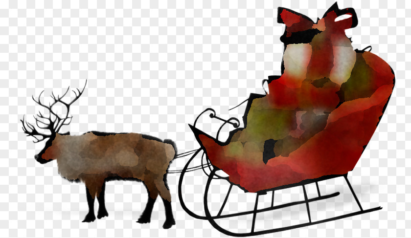 Elk Animation Santa Claus PNG