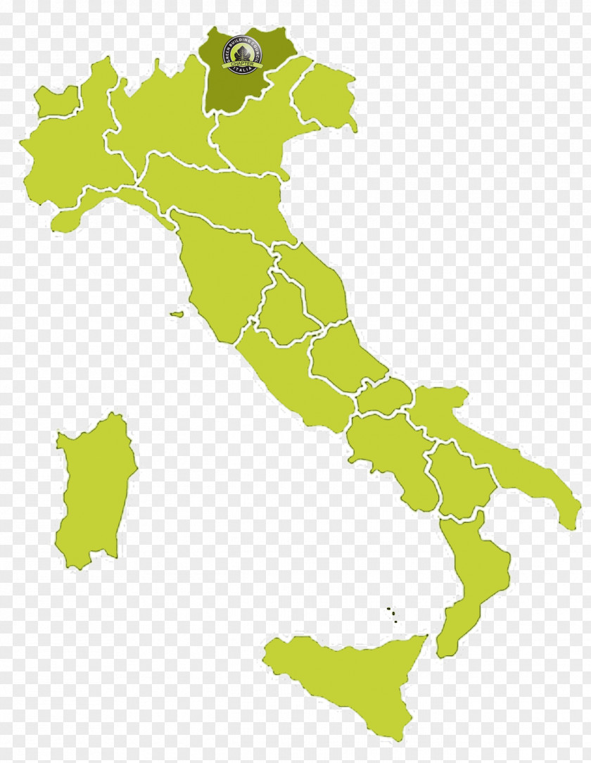 Map Regions Of Italy Friuli-Venezia Giulia Vector PNG