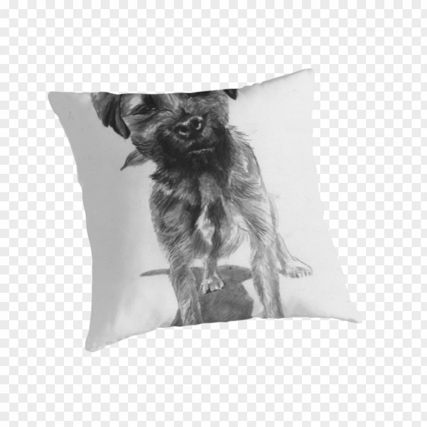 Pillow Border Terrier Throw Pillows Dog Breed Cushion PNG