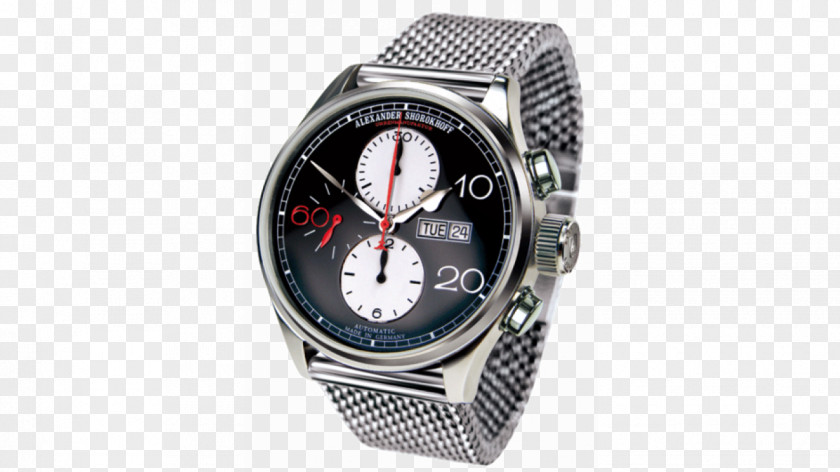 Watch Advertisement Chronograph Alexander Shorokhoff Clock Movement PNG
