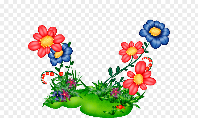 Flower Garden Kindergarten Color PNG