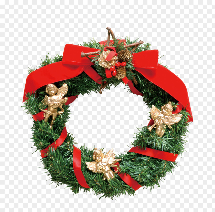 Garland Pictures Santa Claus Christmas Decoration Mistletoe Tree PNG