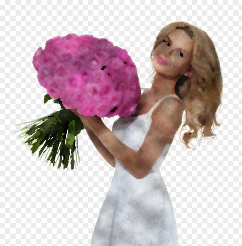 Hydrangea Flower Pink Cut Flowers Plant PNG