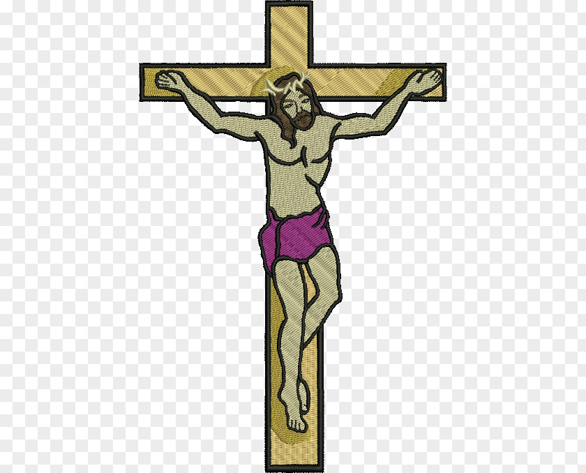 Lenten Cross Jesus Crucifix Cartoon Christian Christianity Illustration PNG