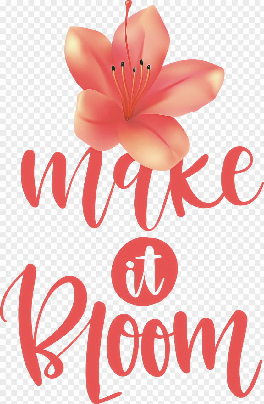 Make It Bloom Spring PNG