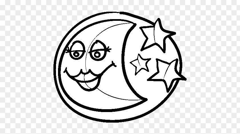 Moon Drawing Lunar Phase Coloring Book Lua Em Quarto Minguante PNG