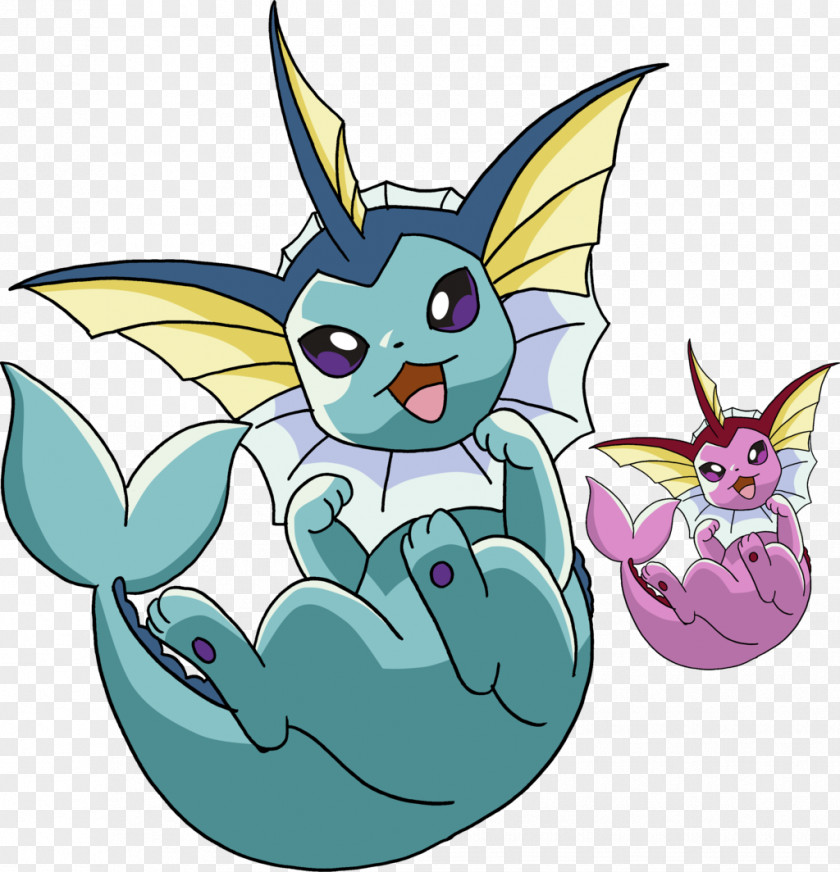 Pikachu Vaporeon Eevee Art Pokémon PNG